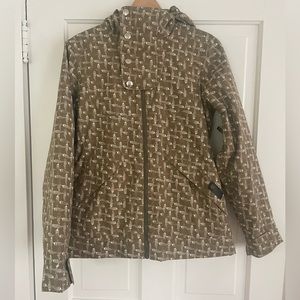 Burton snowboard ski jacket brown women’s Medium